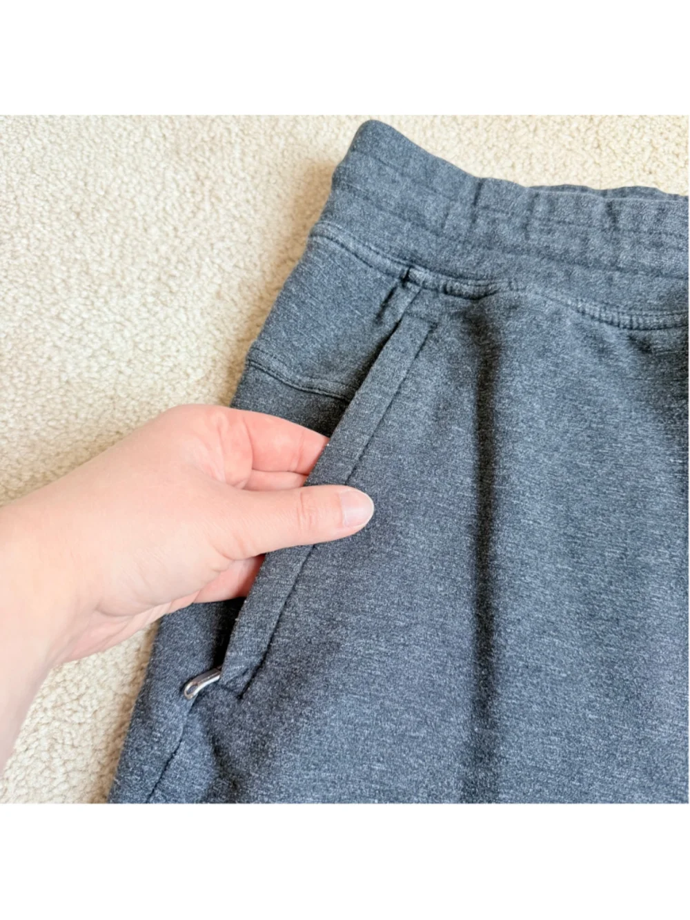 Lululemon Athletica City Sweat Shorts Men's Size Medium Grey Athletic Activewear